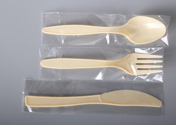 Наборы столового прибора устранимой пластиковой вилки именниного пирога вилки плода ложки вилки ножа пластиковые