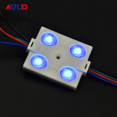 Modulo impermeável Modul das luzes 12V 1.44W 4 SMD 5050 do módulo do diodo emissor de luz do RGB para o sinal da propaganda do diodo emissor de luz