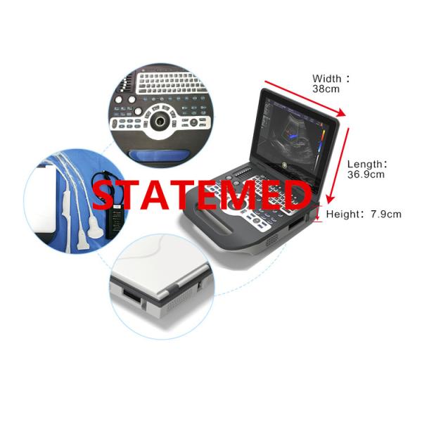 128 E 6.5 Kg Clinic Portable Ultrasound Scanner For Baby Scan 38×36.9×7.9 CM