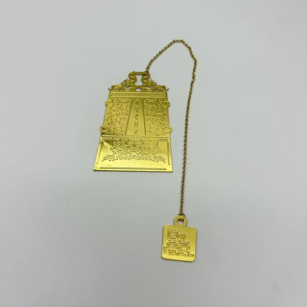 Zinc alloy material bookmark/book mark custom for souvenirs and promotion