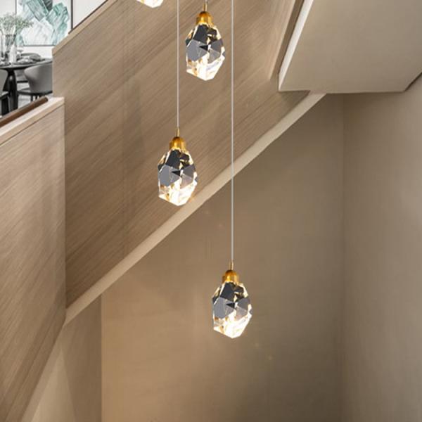 Дом металла ясный привел современный свет Кристл привесной для квартиры