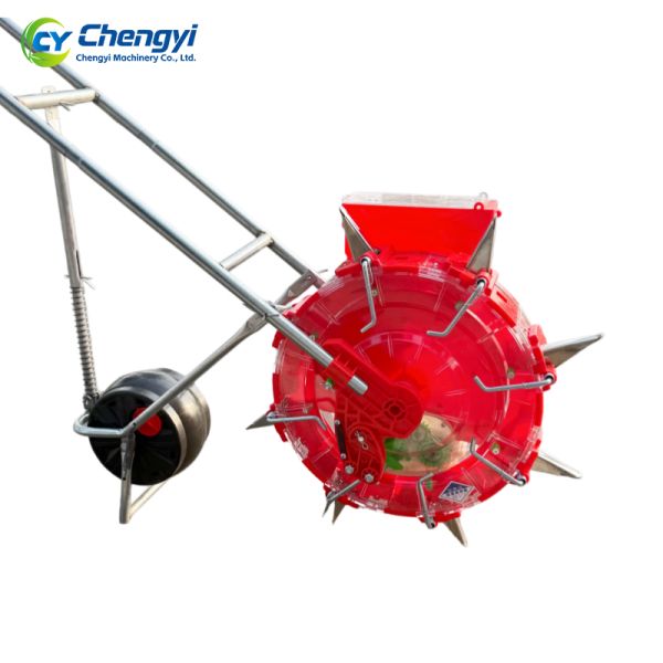 Sturdy Plastic Hand Push Seeder Planter Convenient Uniform Sowing For Home Garden Agriculture