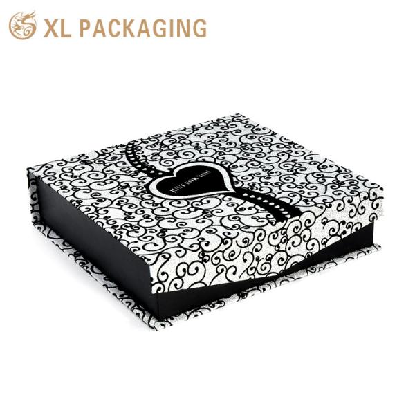 Emballage cadeau personnalisé XL, emballage de boîte cadeau personnalisé, taille acceptée, couleur noire, boîte à bijoux en papier, boîte cadeau magnétique en papier, boîte à bijoux cadeau écologique