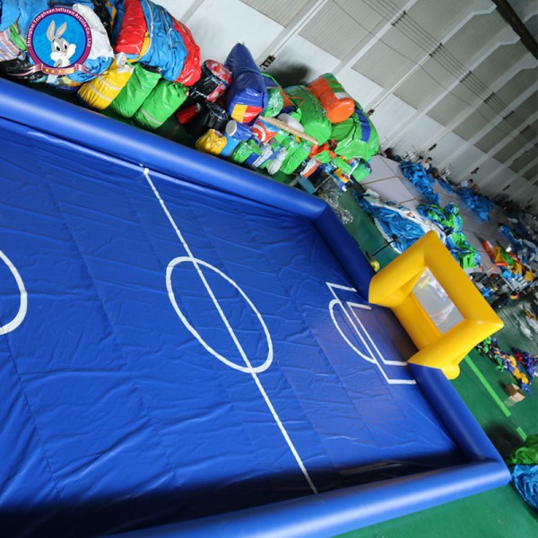 HFootball Sport Game Area Inflatable Manufacturer Ground Inflatable Water Soccer Field Inflatable Soap Football Field Court