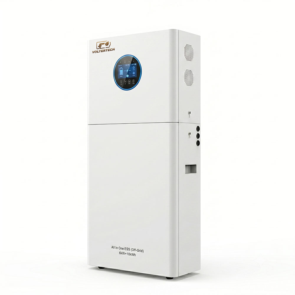 6kW 16kWh Residential Energy Storage System Dual MPPT Solar Backup Battery For Home