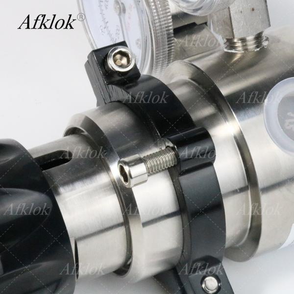 Gas Pressure Regulator Female Thread Sliver Color ISO9001 CE Certified