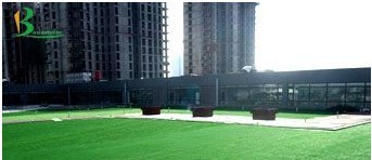 Natural Green Outdoor Or Indoor Synthetic Grass Fake Lawn For Decoration 30mm