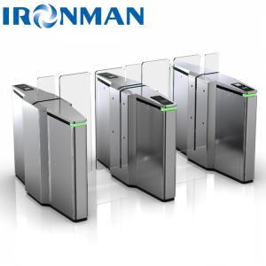 Нержавеющая сталь безопасность контроль доступа поворотник автоматическая скользящая барьерная дверь