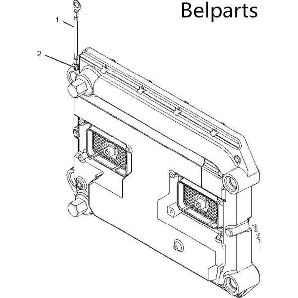 Панель контроля двигателя 24В ЭКУ 240-5304 запасных частей тяжелой техники двигателя Э330