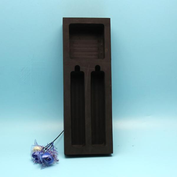 Black Die Cut Packaging Foam Inserts / Tray Eco Friendly Material Durable