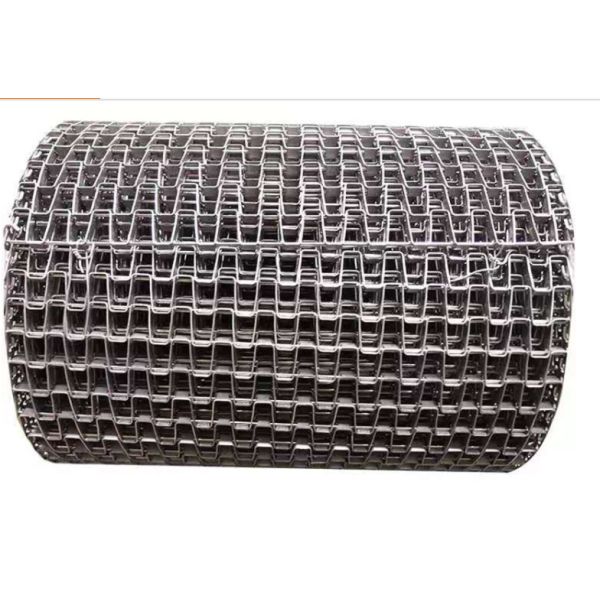 Stainless Steel Flat Wire Mesh Belt Food Processing Conveyor Belt Flat Flex Wire Belt for Drying Cooling Washing