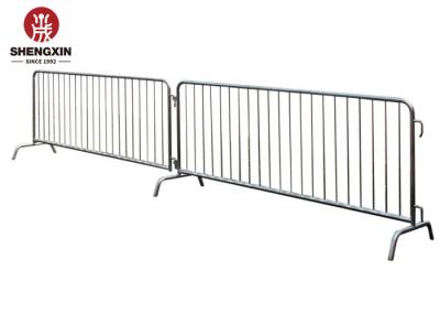 Steel Material 1m*2m Outdoor Crowd Control Barriers Hot Galvanized Police Fence