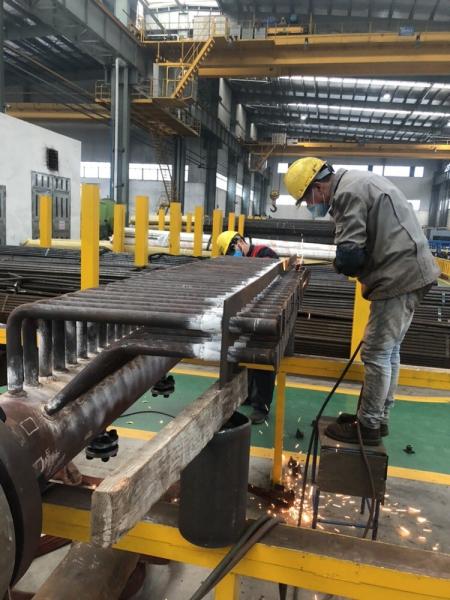 Water Tube Boiler Header Manifolds TUV Standard , Water Boiler Header