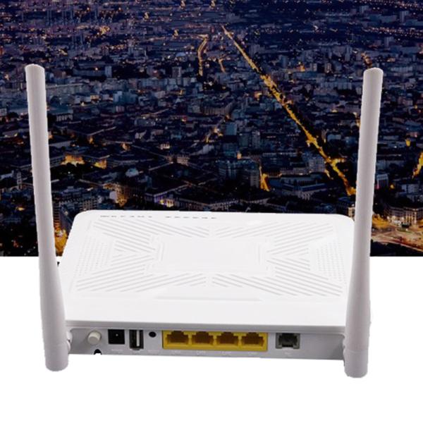 Wireless GPON Onu For Fiber  ITU-T G.984 1GE+3FE+1POTS+1 RJ11 + 1USB+WIFI