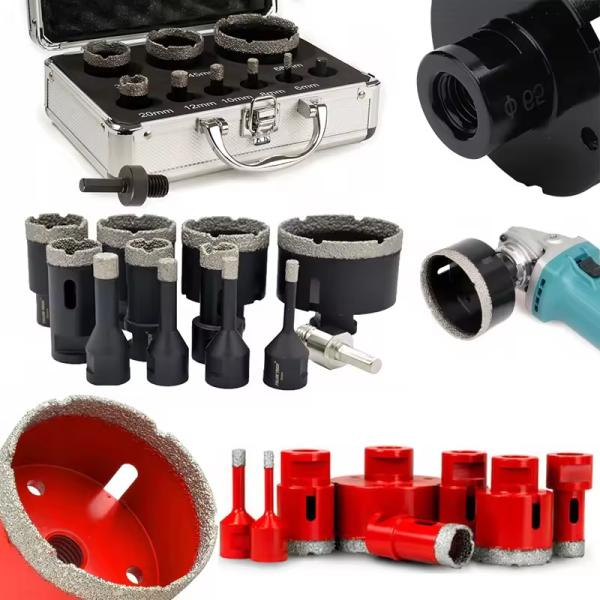 5-180мм Вакуумная бразовая бриллиантовая корона Ядра сверла пила бриллиантовая резачка для мраморной плитки