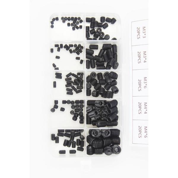 3mm-100mm Cup Point Alloy Steel HEX Socket Set Black Oxide Polish Zinc Plated Screws
