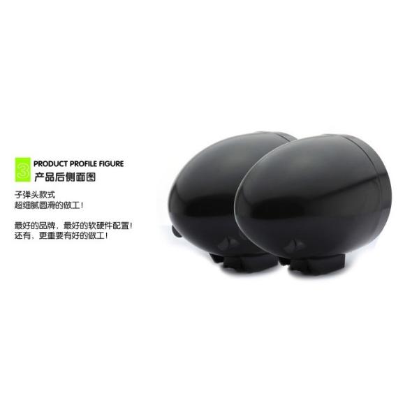 Car Audio ABS Electric Motorcycle Parts , Motorcycle Alarm System MP3 FM Radio Stereo Speaker Music