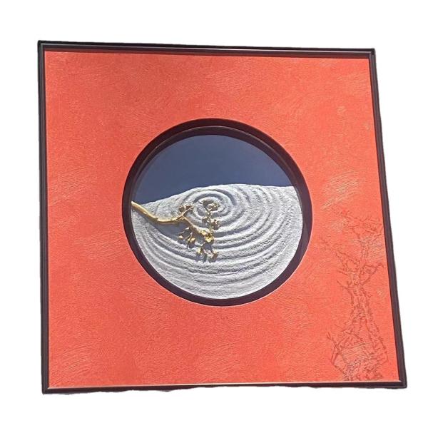 Modern Home Decor Aluminum Art Collection with 30*30cm Size and Oxidation Surface