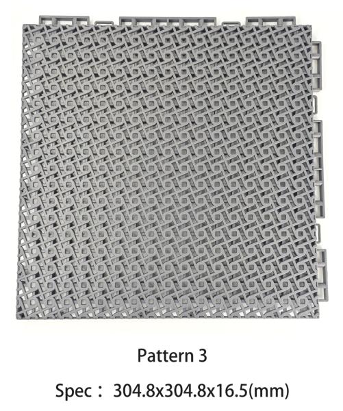 Personalized Sport Court Flooring Tiles , Polypropylene Tiles For Basketball Court