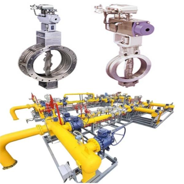 Pressure / Flow Control Skid And KOSO Valves With 6300RA/6300RB/5200LA Pneumatic Actuators With EPA800/EPB800 CL420/CL523 Lock Valve Sets