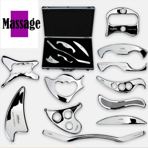 Medical Grade Stainless Steel Gua Sha Muscle Massage Stick for Soft Tissue IASTM Therapy