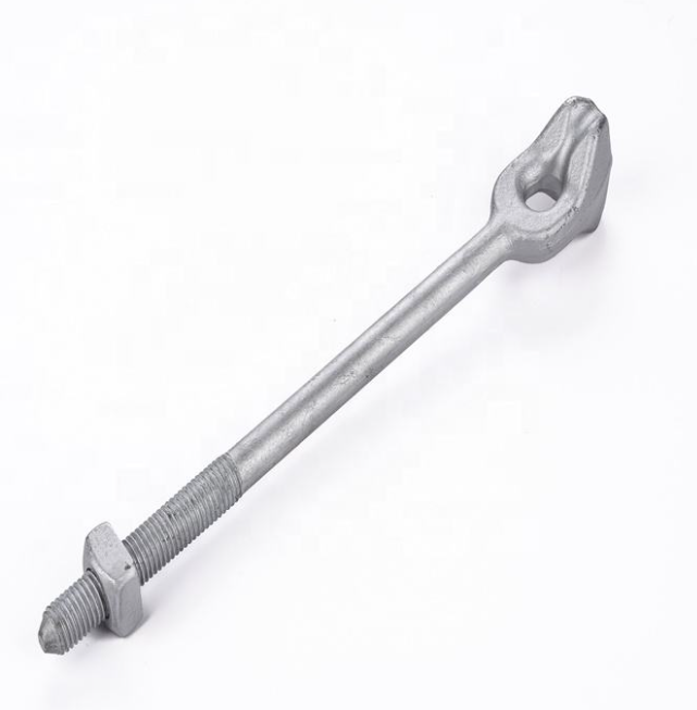 Industrial Cable Suspension Forged Steel Bolts M16 X 130mm Hex Guy Bolt
