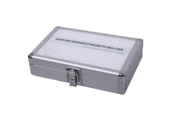 Portable Quantum Magnetic Resonance Health Analyzer for Eyes Mini style Support multiple languages Silver ABS AH-Q8