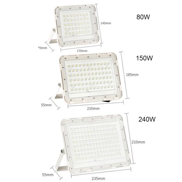 6000mAh Waterproof Solar Lights For Garden