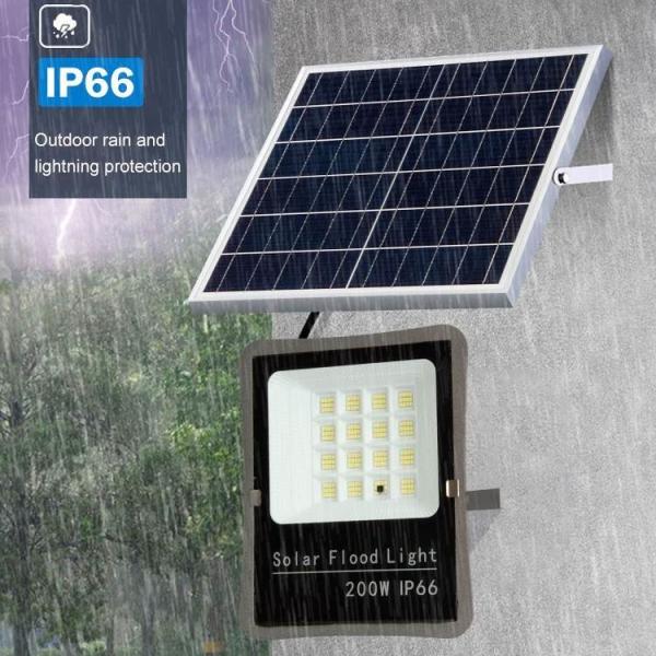 Holofote solar LED à prova d'água economizador de energia 50w 100w 200w 300w