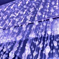 Lâmpada de diamante em forma de diamante 3D Lâmpadas decorativas LED à prova d'água tricolor