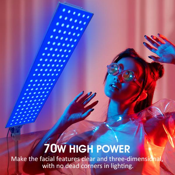 Yidoblo Portable LED Film Lights for YouTube Video Filming and Portraits 70W Full-Screen LED Photographic Light 2700-7500K