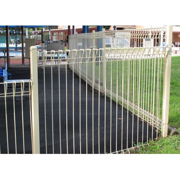 Decorative 50x200mm Welded Wire Garden Fence Whether Resistance
