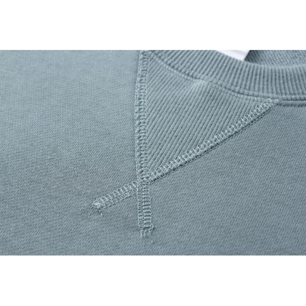 Small Order Clothing Manufacturers Men'S Sweashirt Long Sleeve Without Hood 380gsm French Terry Hoodies