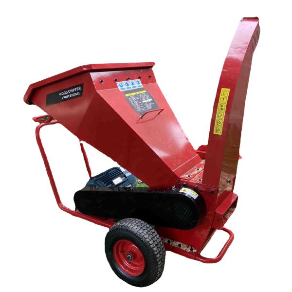 110KG Weight Electric Power Wood Crusher for Hand Push Mini Move in Fruit Farm Garden