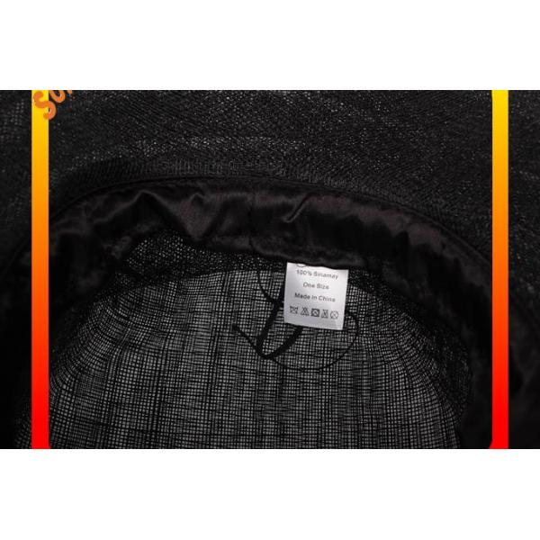 New design elegant Church sinamay hats for women ,Sinamay wide brim church hat