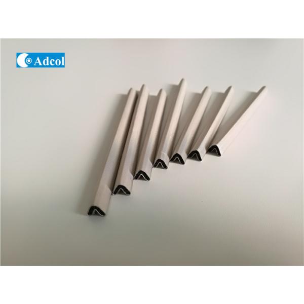 Triangular Shape Gasket / Shielding Foam Gasket Fiber Over Foam Strip