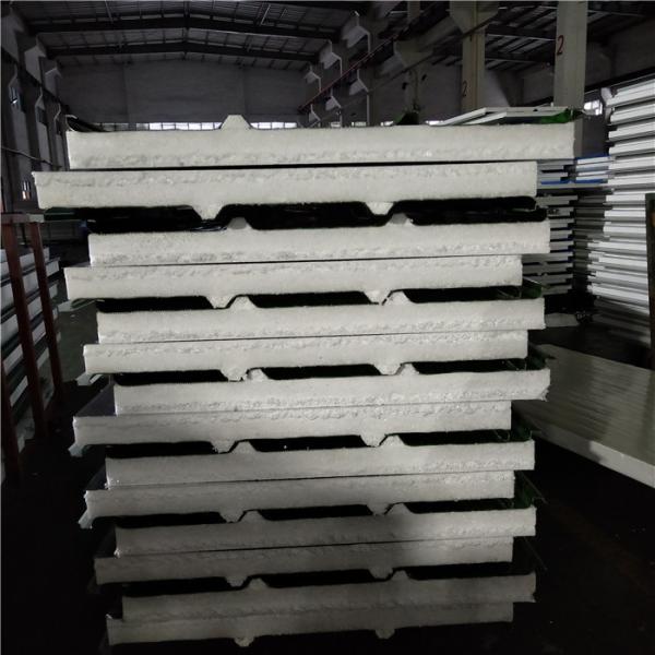 overlap eps silver paper eps z-lock sandwich roof panel 1050-75-0.426mm grass steel sheet up