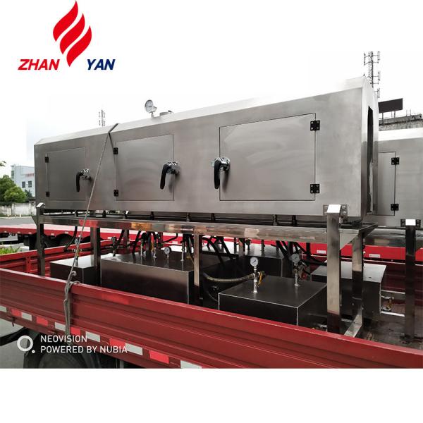 Pneumatic Driven Shrink Sleeve Heat Tunnel 2000X400X1500mm For Round Bottles