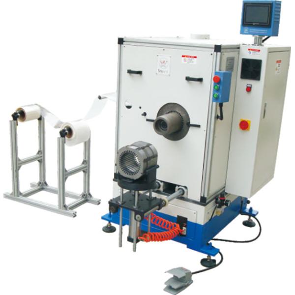 Fan Motor Stator Insulation Paper Inserting Machine / Slot Insulation Machine