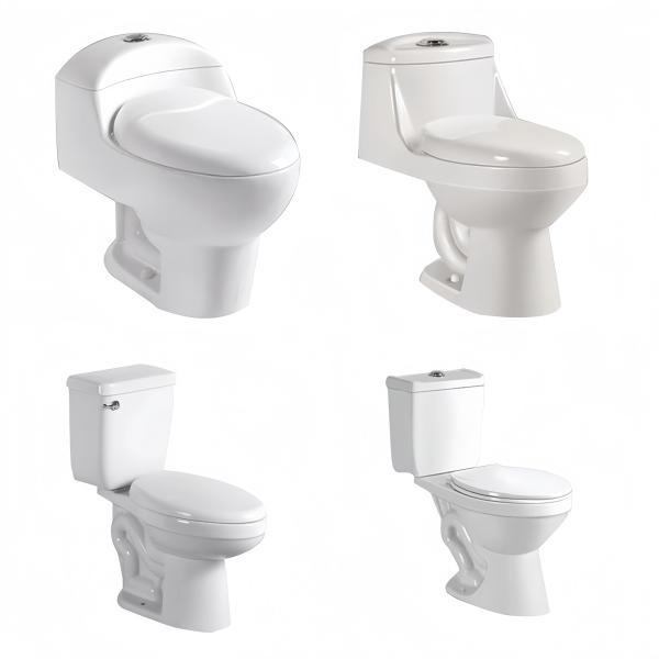 Dual-Flush Traditional Design Comfortable Washdown Water Closet Toilet Seat for Bathroom