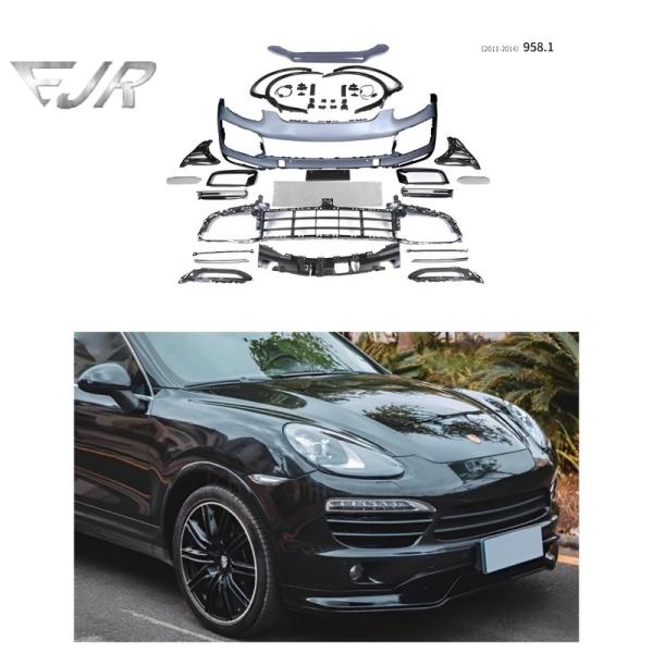 9y0 faros del parachoques delantero para Porsche Cayenne 2011-2014 958.1 faros cosméticos de tipo Turbo