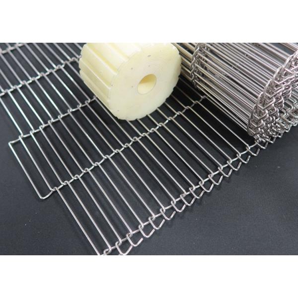 304 316 Stainless Steel Wire Food Pizza Oven Rod Ladder Chocolate Enrobing Chain Link Conveyor Belt