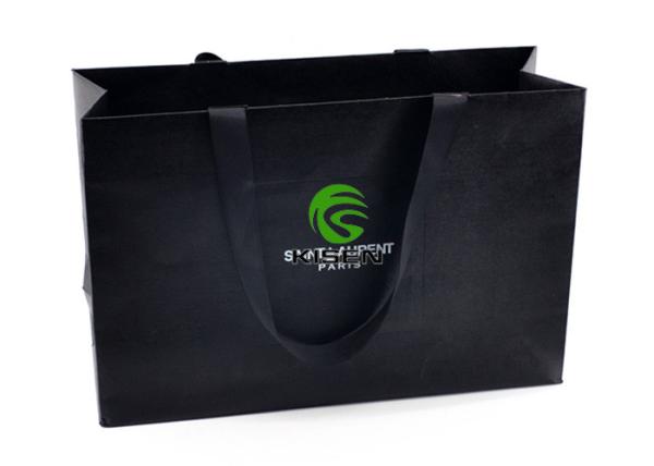 Die Cut Large Paper Shopping Bags , Clothing / Garment Custom Luxury Shopping Bags 