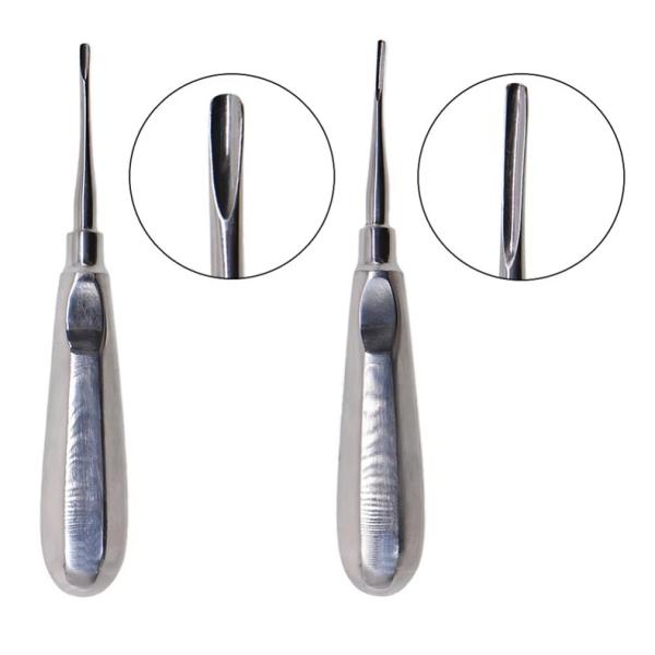 10pcs Dental Elevator Kit Dentist Surgical Tools Stainless Steel Dental Root Elevator