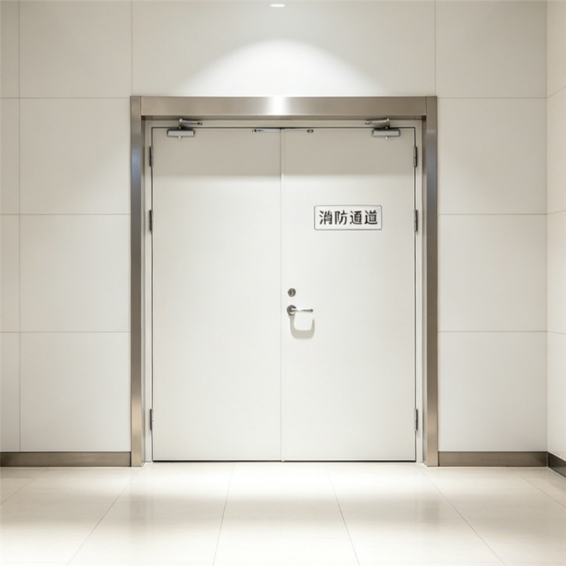 Steel Construction Metal Fire Door For Commercial Buildings And Industrial Facilities