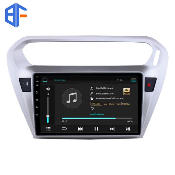 Rádio de carro de 9 polegadas Para Peugeot 301 Citroen Elysee C 2013 4G LTE 2GB + 32GB DSP IPS Screen Car DVD Player