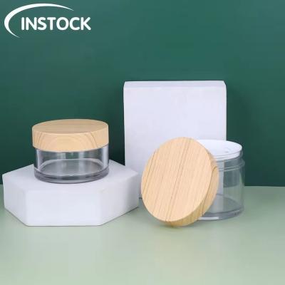 PET Plastic Lid Transparent Empty Cream Jar 100Ml 120Ml 150Ml 30oz 40oz 50oz For Cosmetic