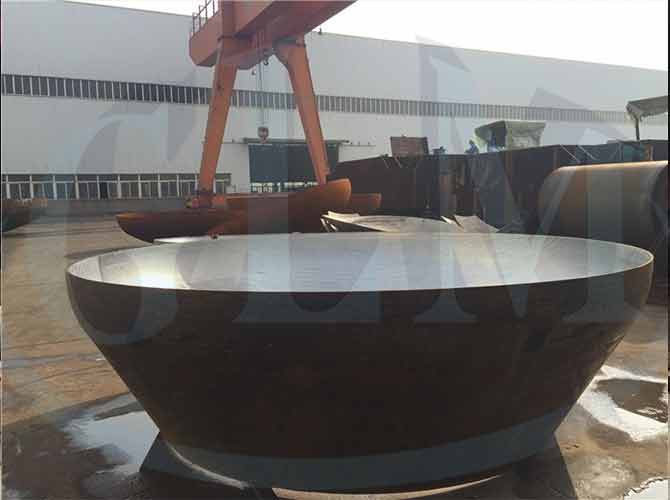 Заваренные крышки труб из нержавеющей стали ASME Q235 для дна судна