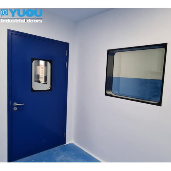 Galvanized Steel Food Or Medical Clean Room Doors And Windows