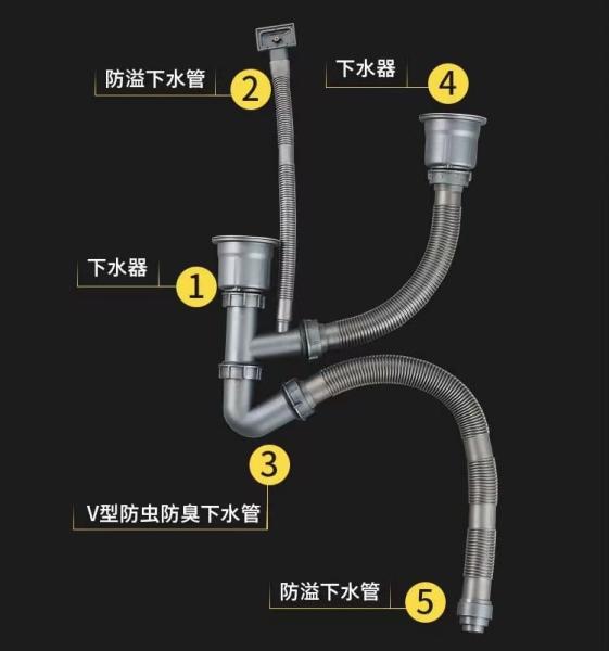 Square 680*450mm Undermount Bar Sink Double Bowl For Kitchen Laundry